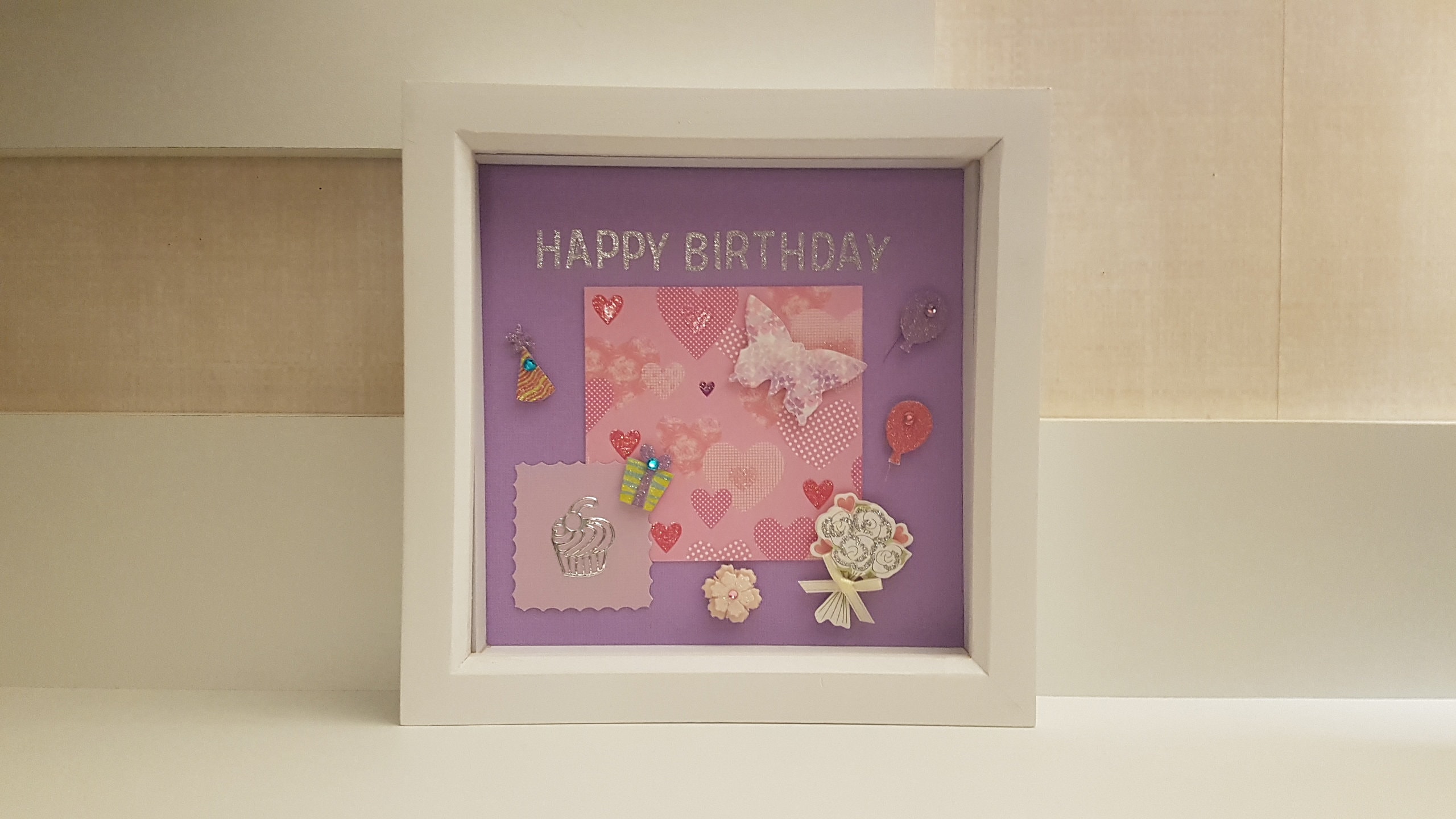 Personalised Frame Birthday Gift Happy Birthday Box Frame Etsy