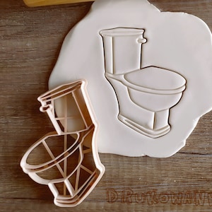 Toilette, bagno, acqua, casa, casa, WC, ciotola, i bambini giocano, bellissimo doodle, simpatico taglierino per biscotti, pasticceria, fondente, pasta per biscotti