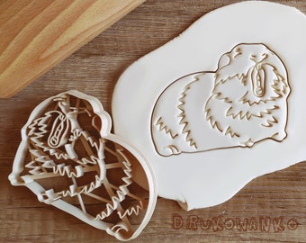 Sweet Yawning Snoring Guinea Pig Cookie Cutter Pastry Fondant Dough Biscuit