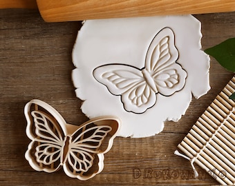 Sweet Butterfly Butterflies Bug Bugs Field Insect Flowers Summer Spring Lovely Cookie Cutter Pastry Fondant Dough Biscuit