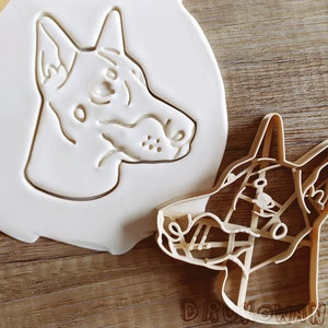 Doberman Dogs Cookie Cutter Pastry Fondant Dough Biscuit
