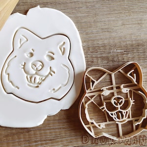 Samoyed Dog Cookie Cutter Pastry Fondant Dough Biscuit