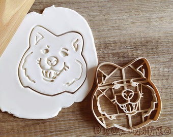 Samoyed Dog Cookie Cutter Pastry Fondant Dough Biscuit