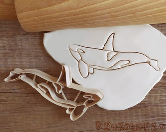 Killer Whale Sea Water Cookie Cutter Pastry Fondant Dough Biscuit
