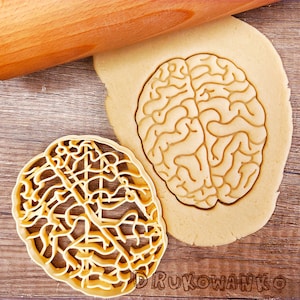 Cérebro do Top Medicine Body Cookie Cutter Massa Fondant Biscoito