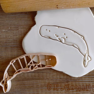 Sperm Whale Sea Water Ocean Animal Creature Cookie Cutter Pastry Fondant Dough Biscuit