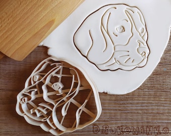 Beagle Bigiel Dog Cookie Cutter Pastry Fondant Dough Biscuit