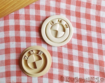 BMW Car Symbol Stamp Embosser Cookie Cutter Pastry Fondant Dough Biscuit
