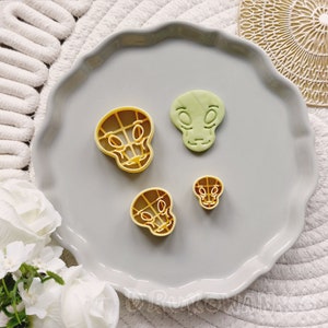Alien UFO Creature Universe Theory Polymer Clay Cutter For Earring Jewelry Making Micro Cutters Stamp Clay Tools Decoration Art Craft