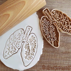 Lungs Medicine Body Cookie Cutter Pastry Fondant Dough Biscuit