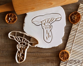 Mushroom Mushrooms Set Fungi Fungus Mycelium Tree Plant Cookie Cutter Pastry Fondant Dough Biscuit