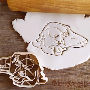 Windhund Elegant Lockiges Haar Wind Fabelhafte Hunde Cookie Cutter Gebäck Fondant Teig Keks