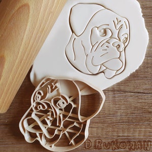 Boxer Dog Cookie Cutter Pastry Fondant Dough Biscuit