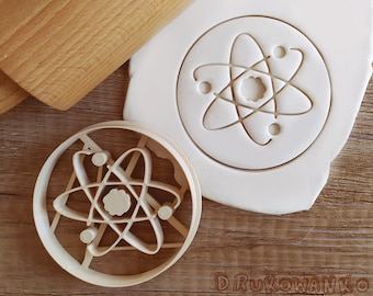 Atom Science Molecular Cookie Cutter Pastry Fondant Dough Biscuit