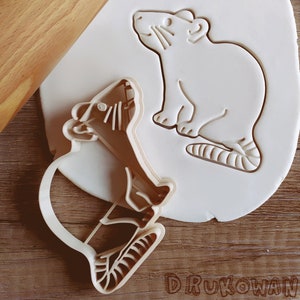 Rats Rat Rodent Cookie Cutter Pastry Fondant Dough Biscuit