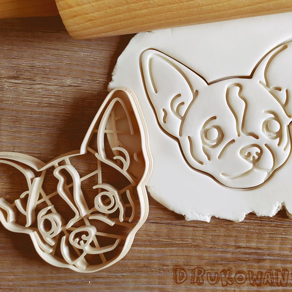 Chihuahua Mexico Dog Doggy Pet Animal Cookie Cutter Pastry Fondant Dough Biscuit