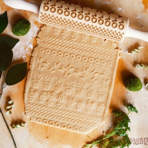 Garten Sonnenblumen Pflanze Schmetterling Kaktus Pin Geprägt Kekse Keks Rolle Laser graviert Geschenk, Weihnachten Fondant Dought Keks Gebäck