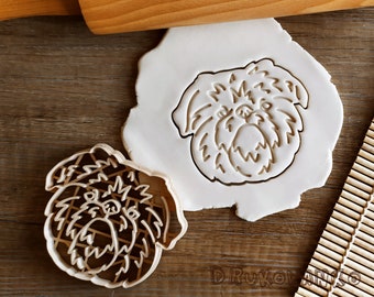Griffon Bruxellois Dog Cookie Cutter Pastry Fondant Dough Biscuit