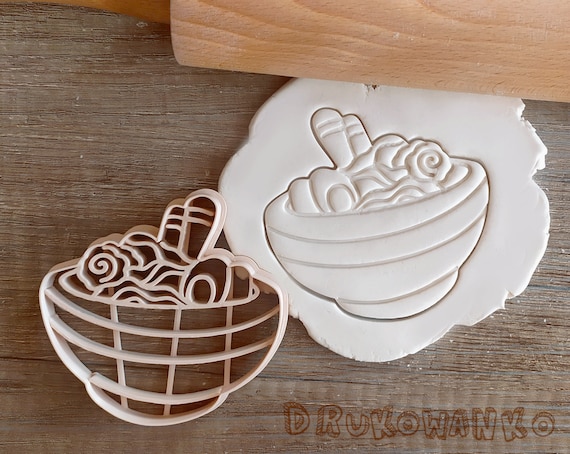 Ramen Japan Noodle Soba Soup Noodles Miso Sweet Food Fruit Vegetables Cookie Cutter Pastry Fondant Dough Biscuit