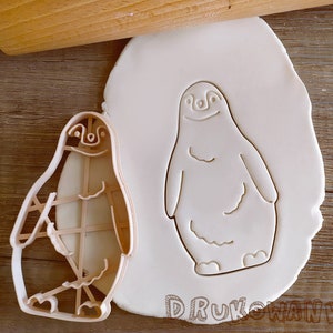 Sweet Penguin Arctic North Pole Animal Animals Pet Winter Snow Cold Cookie Cutter Pastry Fondant Dough Biscuit
