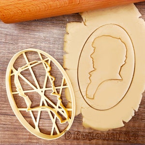 Popolare detective inglese caso ritratto bellissimo famoso taglierino per biscotti pasticceria fondente pasta biscotto