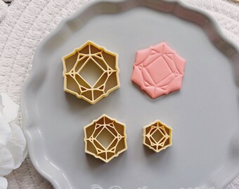 Shape Decoration Triangle Mystical 1 Polymer Clay Cutter For Earring Jewelry Making Micro Cutters Stamp Clay Tools Decoration Art Craft