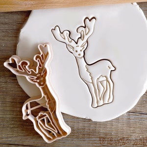 Sweet Reindeer Full Body Winter Snow Christmas Angel Elf Jesus Cookie Cutter Pastry Fondant Dough Biscuit