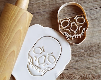 Skull Cookie Cutter Pastry Fondant Dough Biscuit