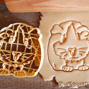 Chubby Sweet Eating Guinea Pig Front Face Cookie Cutter Pastry Fondant Dough Biscuit
