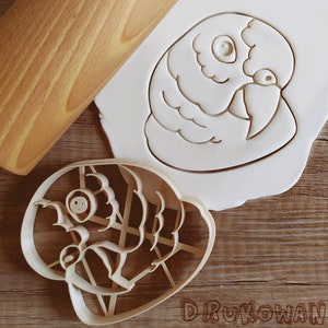 Parrot Birb Bird Cookie Cutter Pastry Fondant Dough Biscuit