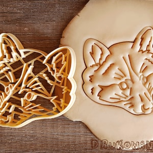 Raccoon Racoon Head Wild Animal Sweet Comic Animation Forest Pet Cookie Cutter Pastry Fondant Dough Biscuit Kitchen Present