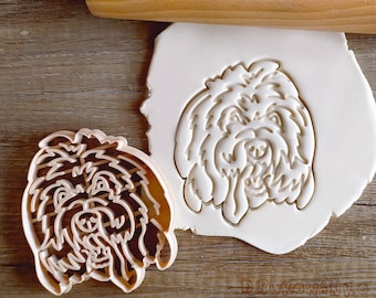 Briard Dog Doggo Zwierzę Dom Przyjaciel Ciasteczka Foremka Ciasto Kremówka Ciasto Biscuit