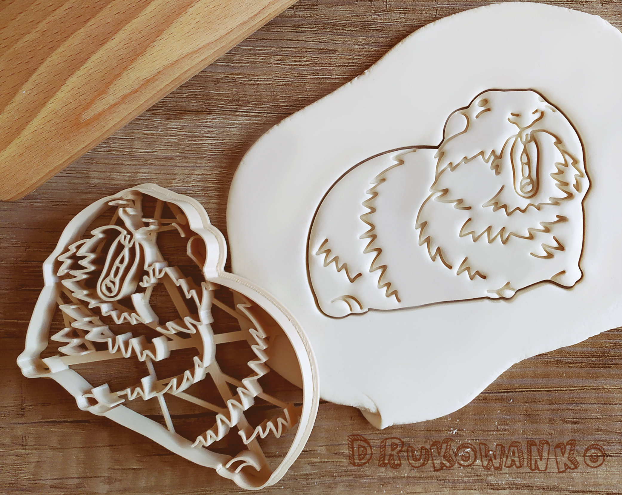BIG SET OF 7 Sweet Guinea Pig Cookie Cutter Pastry Fondant Dough ...