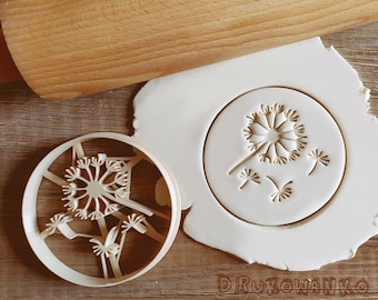 Dandelion Flower Easter Cookie Cutter Pastry Fondant Dough Biscuit