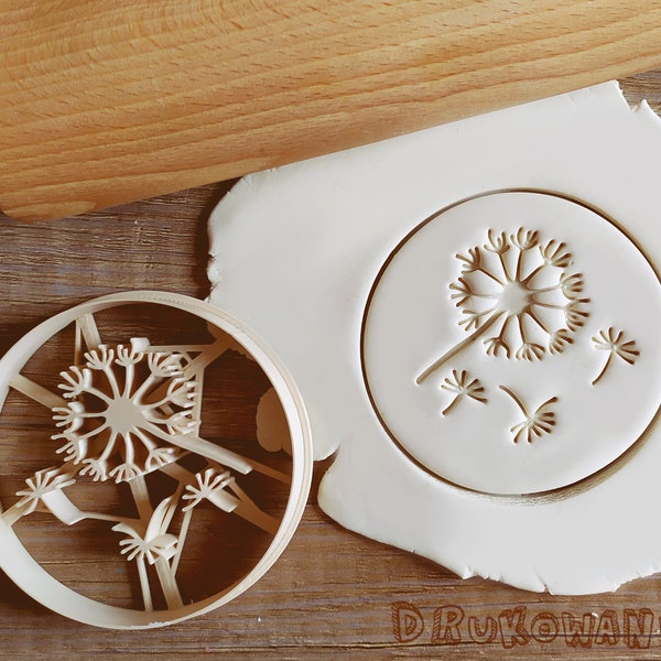 Dandelion Flower Easter Cookie Cutter Pastry Fondant Dough Biscuit