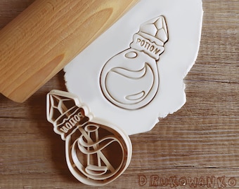 Potion RPG Mystic Magic Magical Cookie Cutter Pastry Fondant Dough Biscuit
