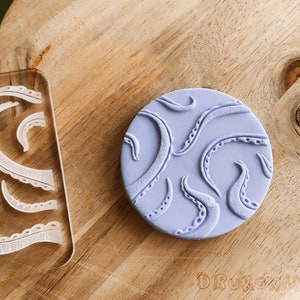 Cthulhu Tentacle Monster Sea Kraken - Embosser Stamp for cookies, Cake Decorating, Deboss, Fondant, Cupcakes