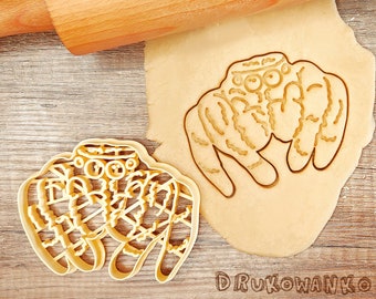 Springende spin Dier Scary Web Spinneweb Insect Koekjesuitsteker Gebak Fondant Deeg Biscuit
