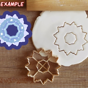 Blue Star Christmas Cookie Cutter Pastry Fondant Dough Biscuit