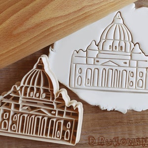 Basilique Saint Pierre Monument Cookie Cutter Pastry Fondant Dough Biscuit