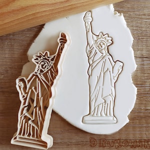 Statua della Libertà USA Simbolo Monumento Tagliapasta Pasta Fondente Biscotto