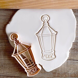 Lantern Tall Church Light Santa Winter Snow Christmas Cookie Cutter Pastry Fondant Dough Biscuit