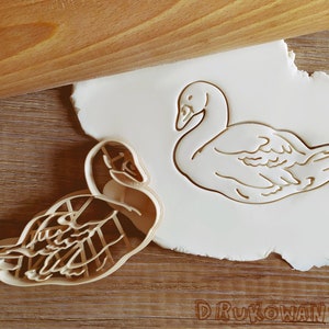 Swan Wild Bird Cookie Cutter Pastry Fondant Dough Biscuit