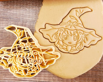 Manga Wizard Sorcerer Witch Chibi Anime Character Animation Cartoon Handsome  Fable Story Tale Cookie Cutter Pastry Fondant Dough Biscuit