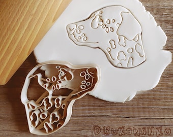 Dalmatian Dog Cookie Cutter Pastry Fondant Dough Biscuit