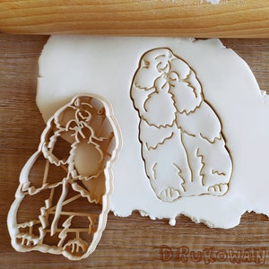 Conjunto de marmota assobiador castor animais animais doces cortador de biscoitos massa fondant biscoito