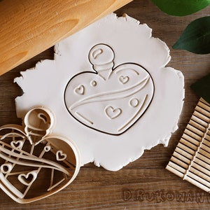 Love Potion Magic Magical Flask Cookie Cutter Pastry Fondant Dough Biscuit