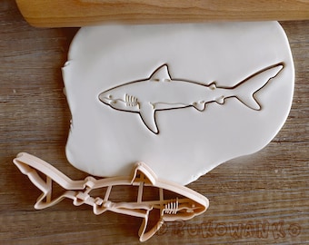 Shark Realistic Killer Whale Sea Ocean Creature Predator Water Cookie Cutter Pastry Fondant Dough Biscuit