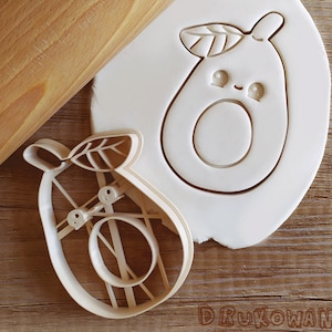 Avocado Sweet Food Fruit Cookie Cutter Pastry Fondant Dough Biscuit