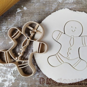 Galleta hombre árbol Navidad pan de jengibre cortador de galletas pastelería fondant masa galleta